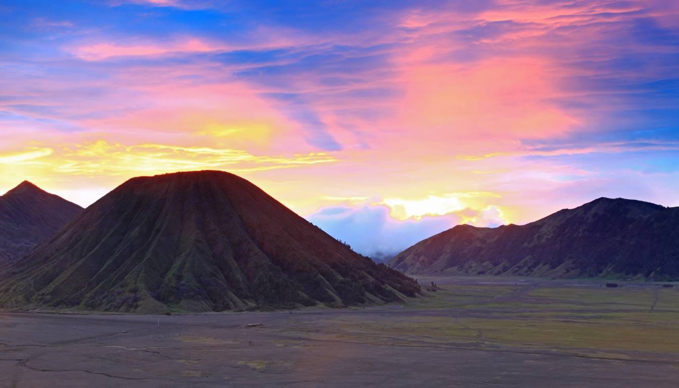 sunset bromo